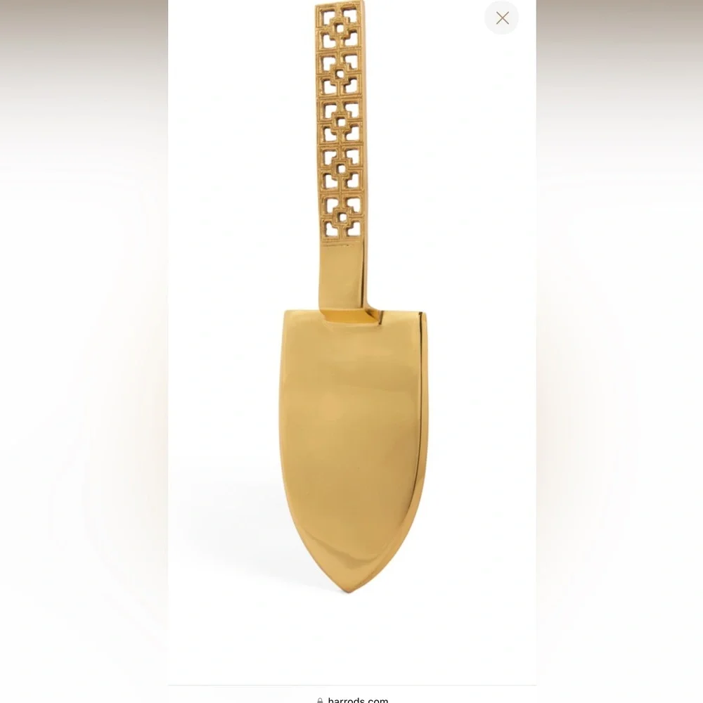 Jonathan Adler Nixon brass cake knife